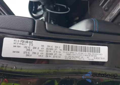 2018 Jeep Grand Cherokee Upland 4X4 из США, поврежденный, VIN 1C4RJFAG2JC500227